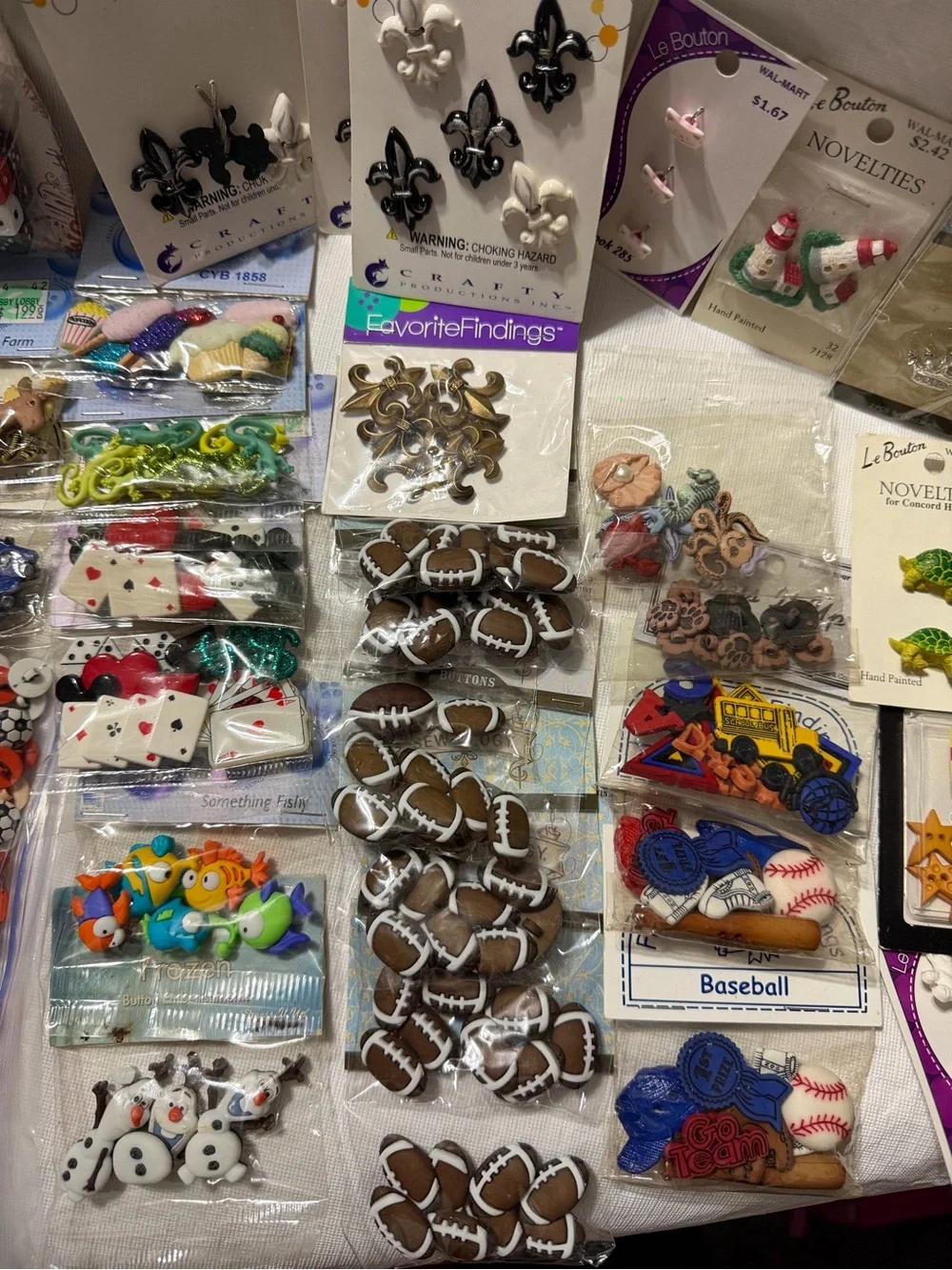 HUGE Assortment of Decorative Craft Buttons